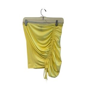 Juniors Forever 21 Yellow Skirt/top